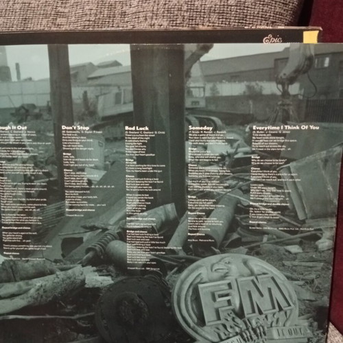 FM Tough It Out vinyl record like new, rock