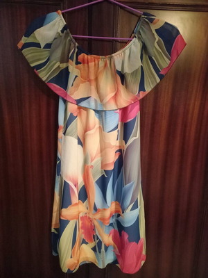 Summer dress like new, multicolored, size S