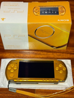 Sony PSP-3000 Bright Yellow σαν καινούργιο με κουτί και παρελκόμενα