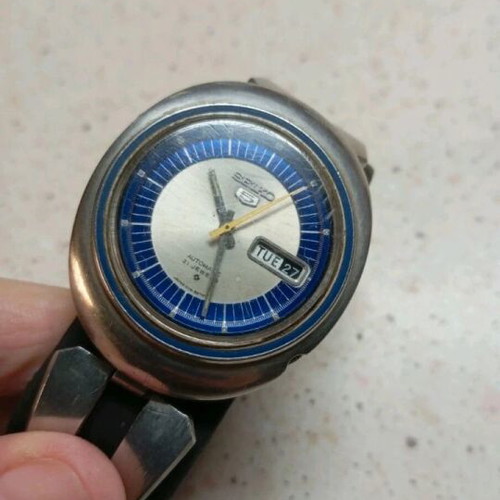Seiko men's automatic 6119-8480 used, gray