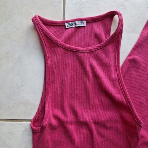 Zara long dress like new, pink, size M
