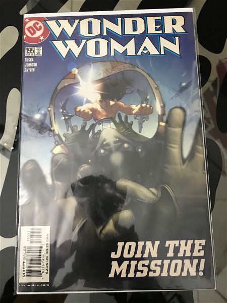  WONDER WOMAN 195 MINT CONDITION ADAM HUGHES COVER NEW  BAGGED AND BOARDED