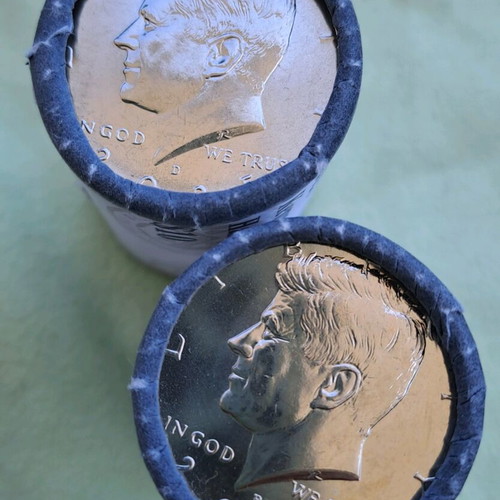 ½ Dollar Uncirculated P & D Coins, Two Pieces, New