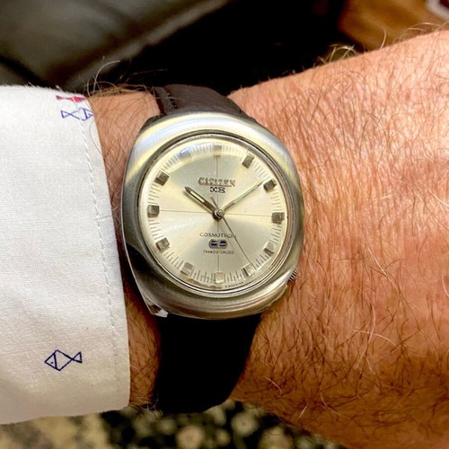Citizen electro-mechanical watch like new, vintage 1965-70s, 36mm