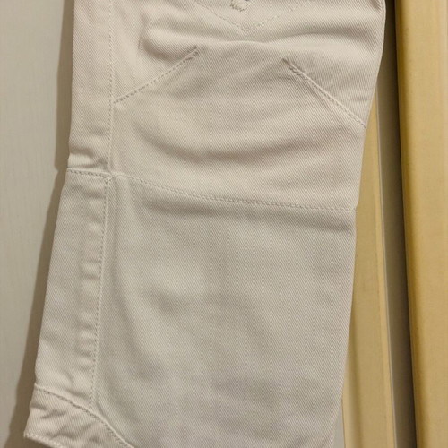Cropped denim pants Gaetano Navarra white, 42IT, like new