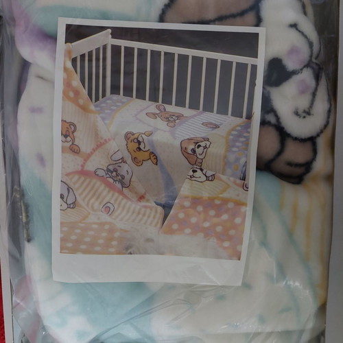 Belcrisa baby blanket new 110x140cm with animal designs