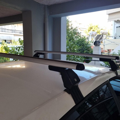 Hermes GS3 ALU aluminum roof bars used with security locks