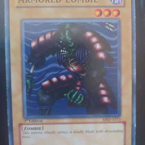 Armored Zombie Yugioh card like new