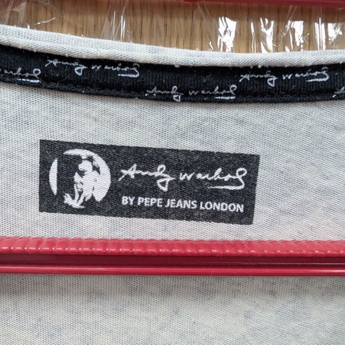 Andy Warhol T Shirt by Pepe Jeans XL great condition