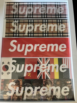Supreme sticker set