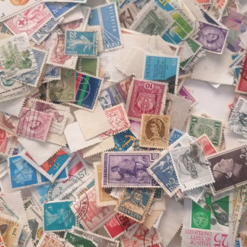 Old stamps used from around the world, canceled