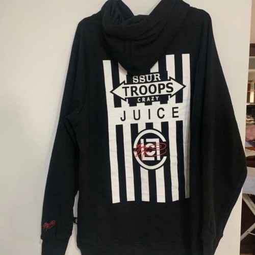 SSUR Troops Crazy Juice sweatshirt size XL like new, black