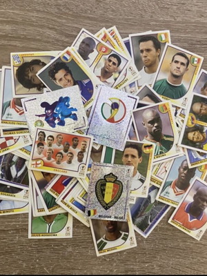 Panini World Cup 2002 stickers used, 53 pieces