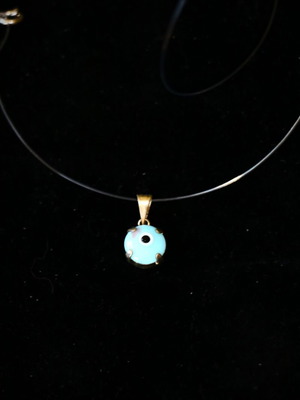 Ματάκι ασημένιο minimal με αόρατο κορδόνι sterling silver 925 καινούργιο