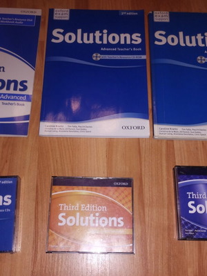 Σετ Oxford Solutions Advanced & Upper-Inter με βιβλία και ακουστικά CD για δασκάλους