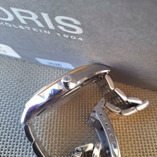 Oris Clasic Date 733-7719 Blue men's watch like new, automatic, sapphire crystal