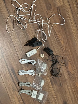 Phone cable, adapter, VDSL filter and splitter new pack