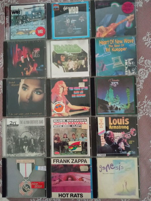 CDs ξένης μουσικής σαν καινούργια, ροκ, hard ροκ, τζαζ, μπλουζ, συλλογή 100 τεμαχίων