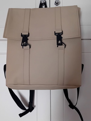 Rains MSN Bag Mini σακίδιο πλάτης, μπεζ αδιάβροχο