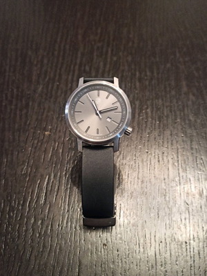 Porsche Design Essential women's watch used, black and gray