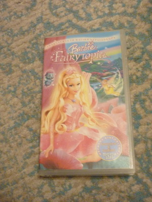 Barbie Fairytopia VHS tape used, dubbed in Greek