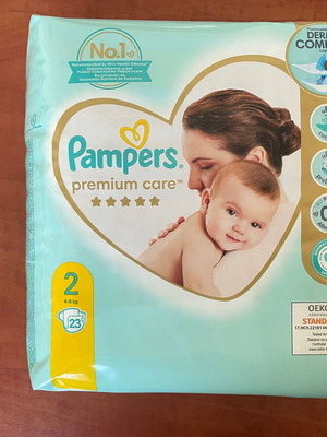Pampers Premium Care No.2 Adhesive Diapers for 4-8kg 23pcs new