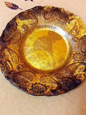 Decorative plate diameter 22 cm, like new