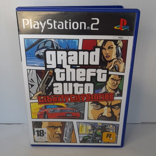 GTA Liberty City Stories PS2 like new, complete with map and manual