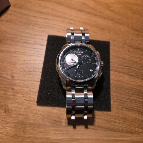 Tissot Couturier GMT Black Dial ρολόι σαν καινούργιο