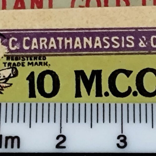 M.C. Carathanassis & Co. Cigarette Labels like new