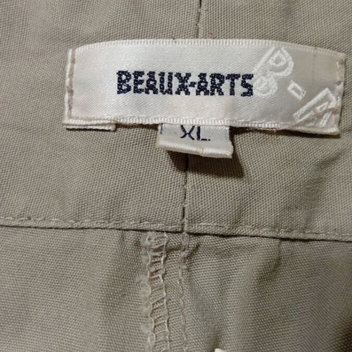 Beaux-Arts women's cotton cargo pants size XL like new, beige