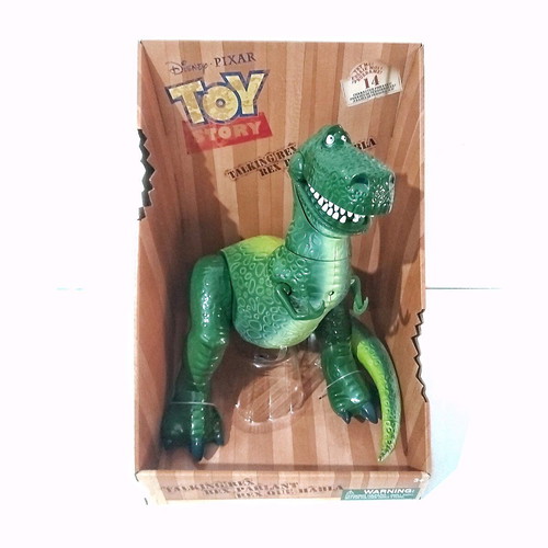 Rex Dinosaur Toy Story new, authentic figure with English phrases