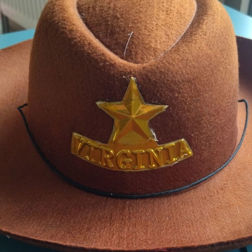Carnival hat for sheriff costume new