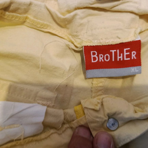 Acne Studios women's shorts used, yellow, size XL