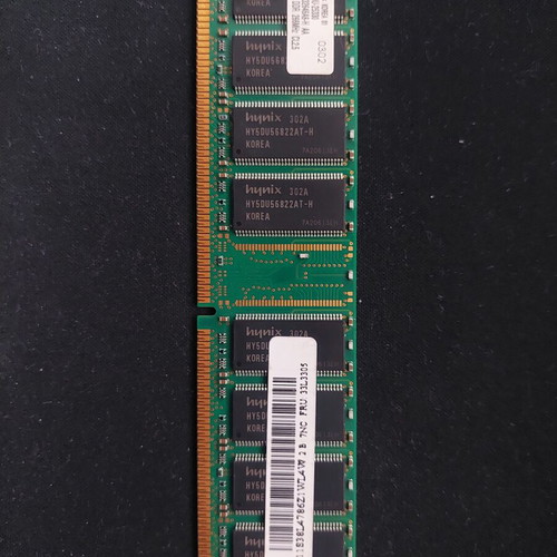 RAM DDR1 memories like new, 4 pieces 256MB for retro computers