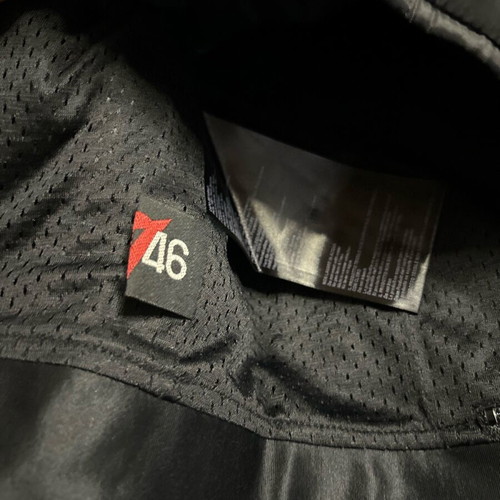 Dainese Black Leather Motorcycle Jacket used, size 46