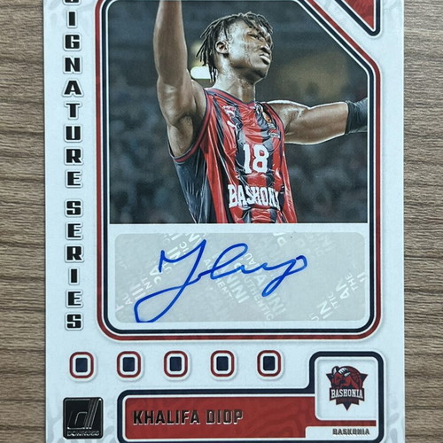 Panini Donruss Euroleague Basketball Signature Series Khalifa Diop autograph 2023-24 like new
