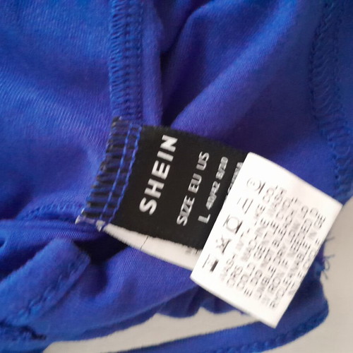 Shein summer top new, blue, size L