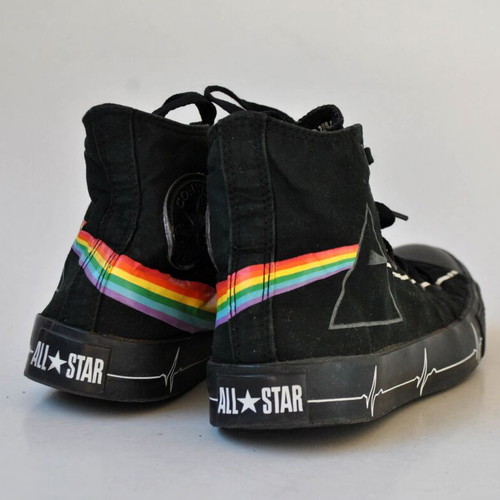 Converse Chuck Taylor All Star Pink Floyd 2008 high tops used, size 38