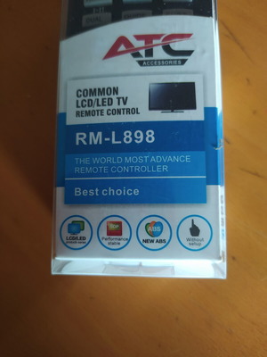 Remote control RM-L898 new for TVs with multiple codes