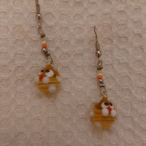 Cat earrings like new, cute and playful design