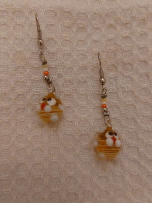 Cat earrings like new, cute and playful design