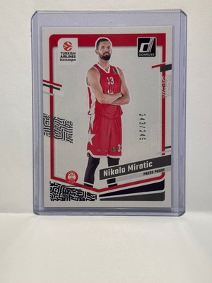 Panini Donruss Euroleague Nikola Mirotic 2023-24 Press Proof Card