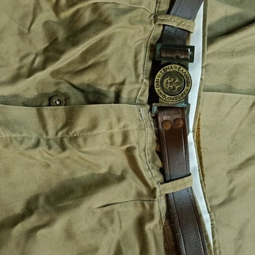 Scout uniform 1910 and backpack 1950 used
