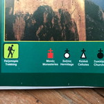 Mt. Athos Hiking Map like new