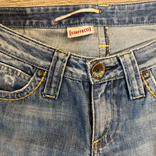 Staff Crop No 30 women's denim pants like new, blue