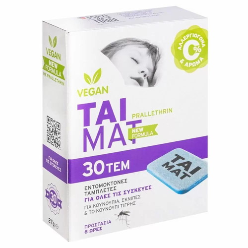 Vegan εντομοαπωθητικές ταμπλέτες Tai Mat 30 τεμ