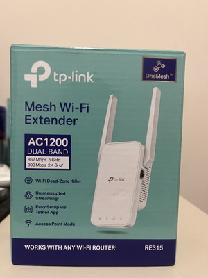 Tp-link Mesh Wi-Fi Extender AC1200 RE315