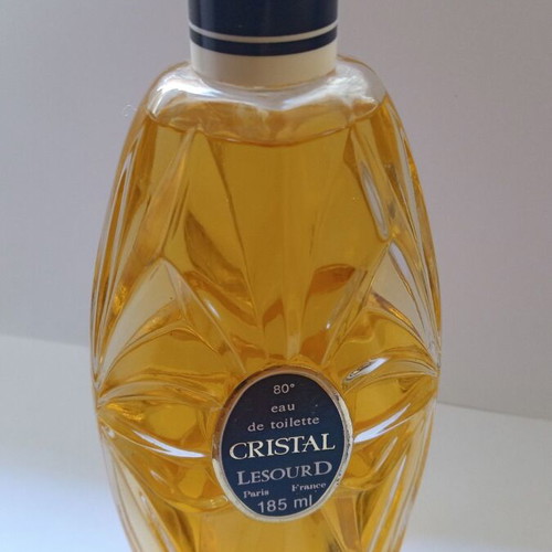 Vintage Lesourd Cristal Eau de toilette Splash 185 ml new