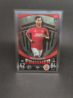Κάρτα Marcus Rashford Finisher σαν καινούργια Topps Match Attax